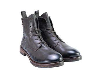 Men's leather ankle boots in genuine leather 100% italian