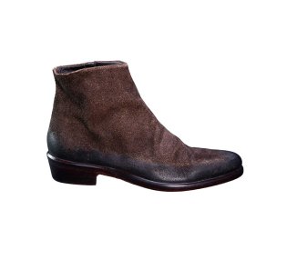 Handmade men's ankle boots in genuine leather 100% italian