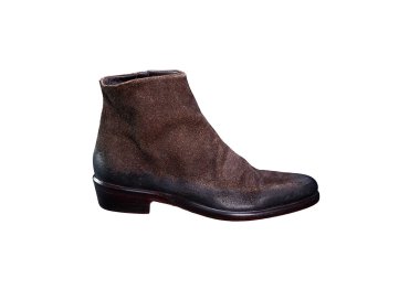 Handmade men's ankle boots in genuine leather 100% italian