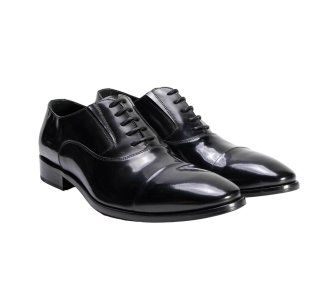 Elegant handmade men`s lace up in genuine calf leather 100% italian