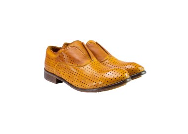 Handcrafted women`s shoes in genuine leather without laces