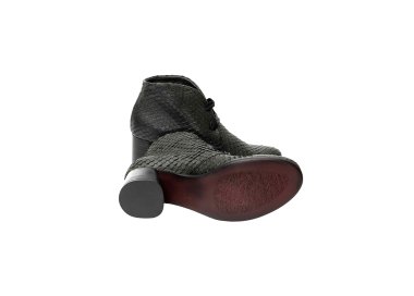 Hancrafted women`s ankle boots in genuine leather