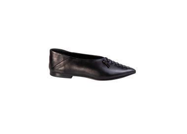 Hancrafted women`s ballerine in genuine calf leather