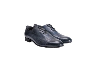 Men`s handmade lace-up in genuine calf leather 100% italian