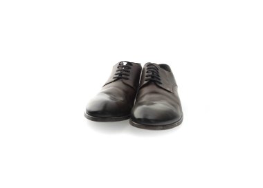 Handmade men`s lace-up shoes in genuine leather 100% italian