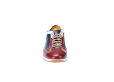 Handcrafted men`s sneakers in genuine leather