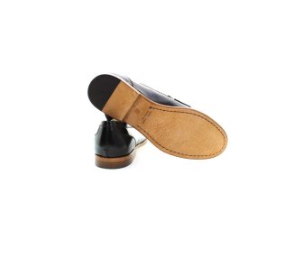 Mocassini slip-on da donna in pelle genuina lavorazione artigianale