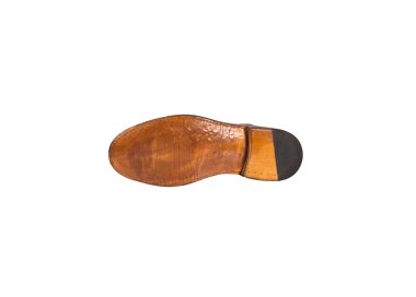 Handcrafted elegant men`s lace-up shoes in genuine woven calf leather