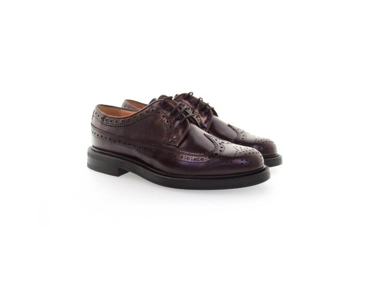 Handmade men`s lace-up shoes in genuinel leather 100% italian