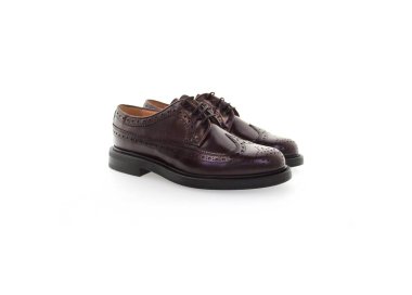 Handmade men`s lace-up shoes in genuinel leather 100% italian