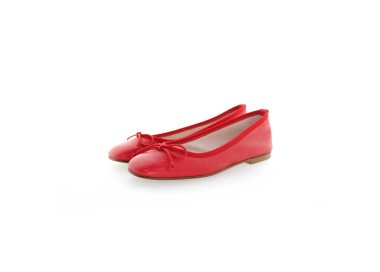 Handmade woman`s flat shoes in genuine leather 100% Italian