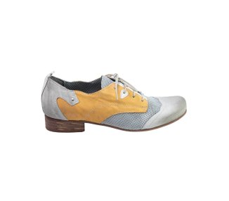 Handgrafted woman`s shoes in genuine leather