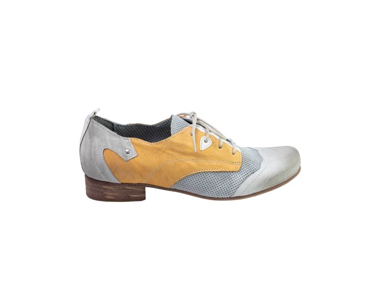 Handgrafted woman`s shoes in genuine leather