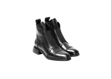 Handcrafted women`s ankle boots in calf leather