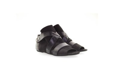 Woman`s sandals in genuine leather 100% italian