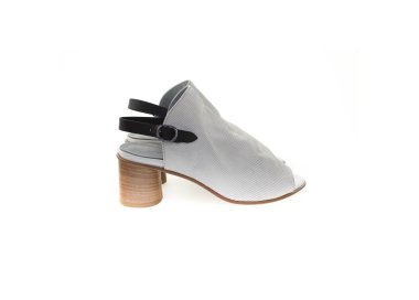 Handmade woman`s sandals in genuine leather