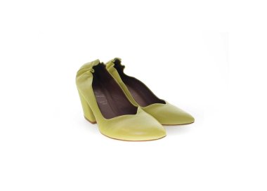 Handamde woman`s high heel shoes  in genuine leather