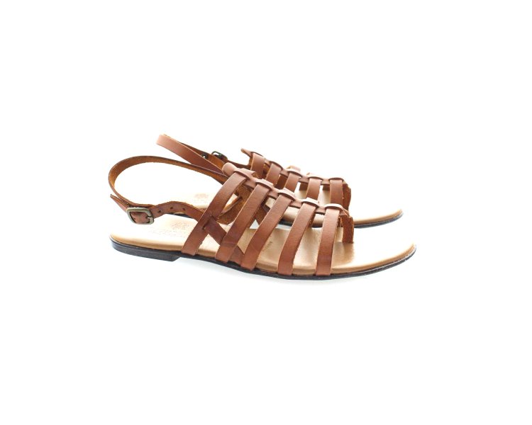 Handcrafted women`s sandals in genuine leather