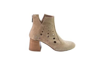 Handcrafted women`s ankle boots in genuine calf leather