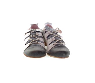 Handmade woman`s shoes in genuine leather