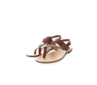 Handmade woman`s sandals in genuine leather 100% Italian