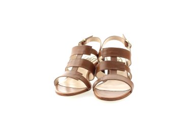 Handamde woman`s sandals in genuine leather 100% Italian