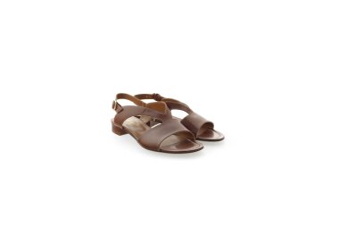 Handmade woman`s sandals in genuine leather