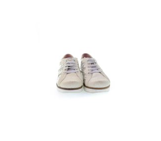 Handamde woman`s sneakers in genuine leather