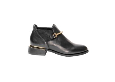 Handmade woman`s ankle boots in genuine leather