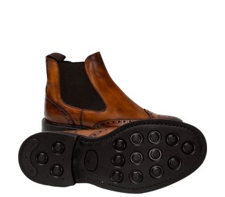 STIVALETTI BROGUE DA UOMO ELASTICIZZATI