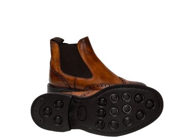 STIVALETTI BROGUE DA UOMO ELASTICIZZATI