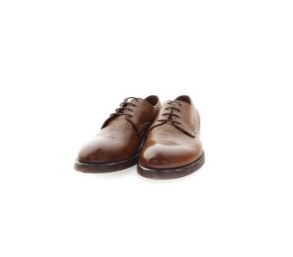 Artisan laced-up shoes for men in genuine leather