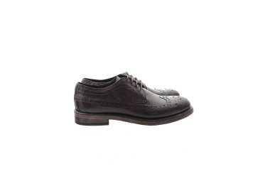 Artisan laced-up shoes for men in genuine leather