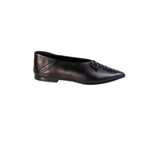 Hancrafted women`s ballerine in genuine calf leather