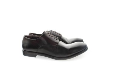 Handmade men`s lace-up shoes in genuine leather 100% italian