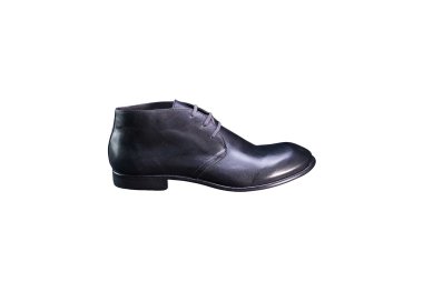 Handmade men`s ankle boots in genuine leather 100% italian