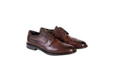 Handcrafted oxford lace-up shoes in calf leather