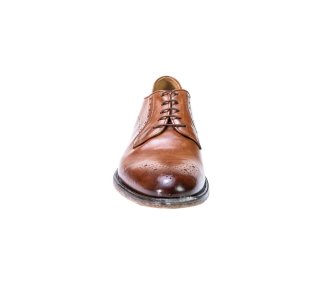 Artisan laced-up shoes for men in genuine leather