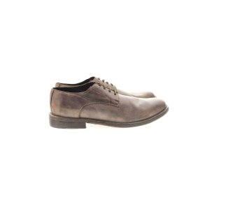 Handmade  men's lace-up shoes in genuine leather 100% italian