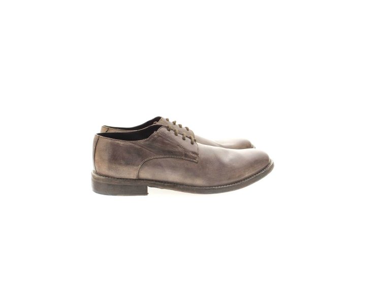 Handmade  men's lace-up shoes in genuine leather 100% italian