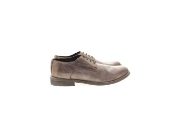 Handmade  men's lace-up shoes in genuine leather 100% italian