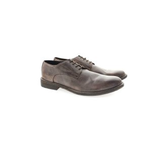 Handmade  men's lace-up shoes in genuine leather 100% italian