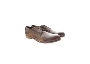 Handmade men`s shoes in genuine leather 100% Italian