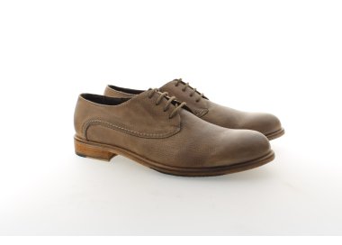 Handmade men`s shoes in genuine leather 100% italian