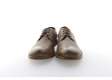 Handmade men`s shoes in genuine leather 100% italian