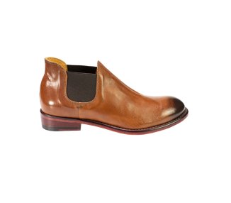 Handcrafted women`s ankle boots in soft genuine leather