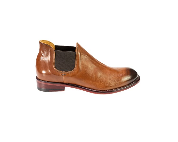 Handcrafted women`s ankle boots in soft genuine leather