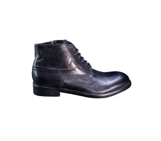 Handmade men's ankle boots in genuine leather 100% italian