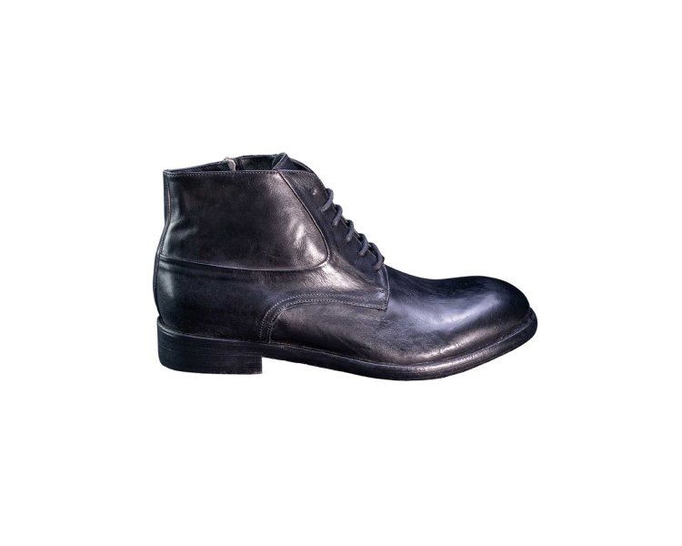 Handmade men's ankle boots in genuine leather 100% italian