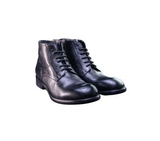 Handmade men's ankle boots in genuine leather 100% italian